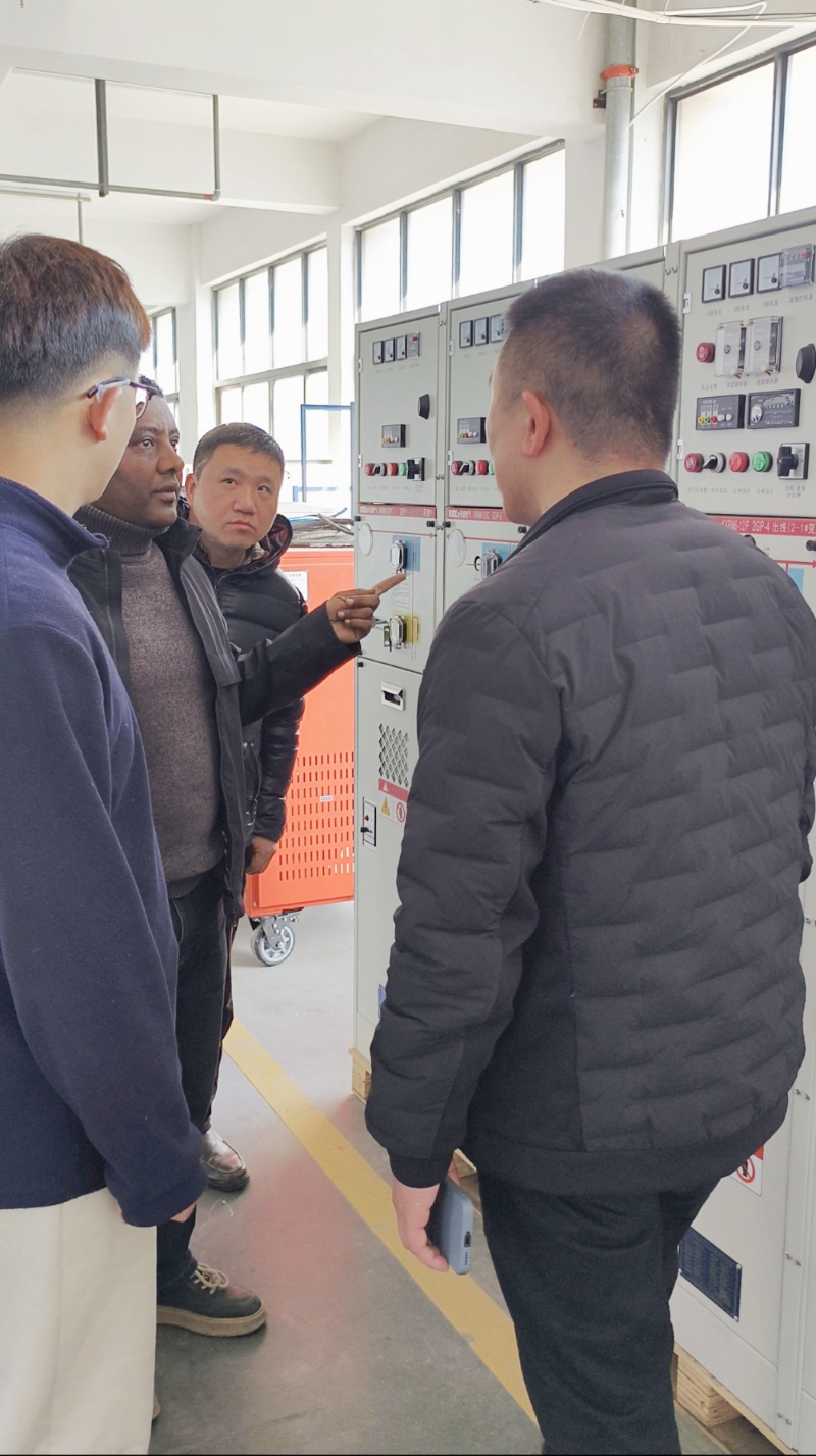 EEU विशेषज्ञहरूले २० सेट सबस्टेशन कार्यक्रमको लागि केक्सुन भ्रमण गरे